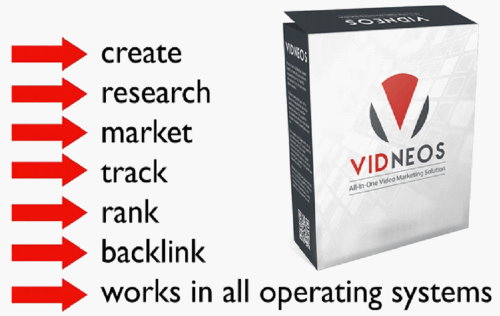 Create, market, track, and rank your videos with VidNeos software